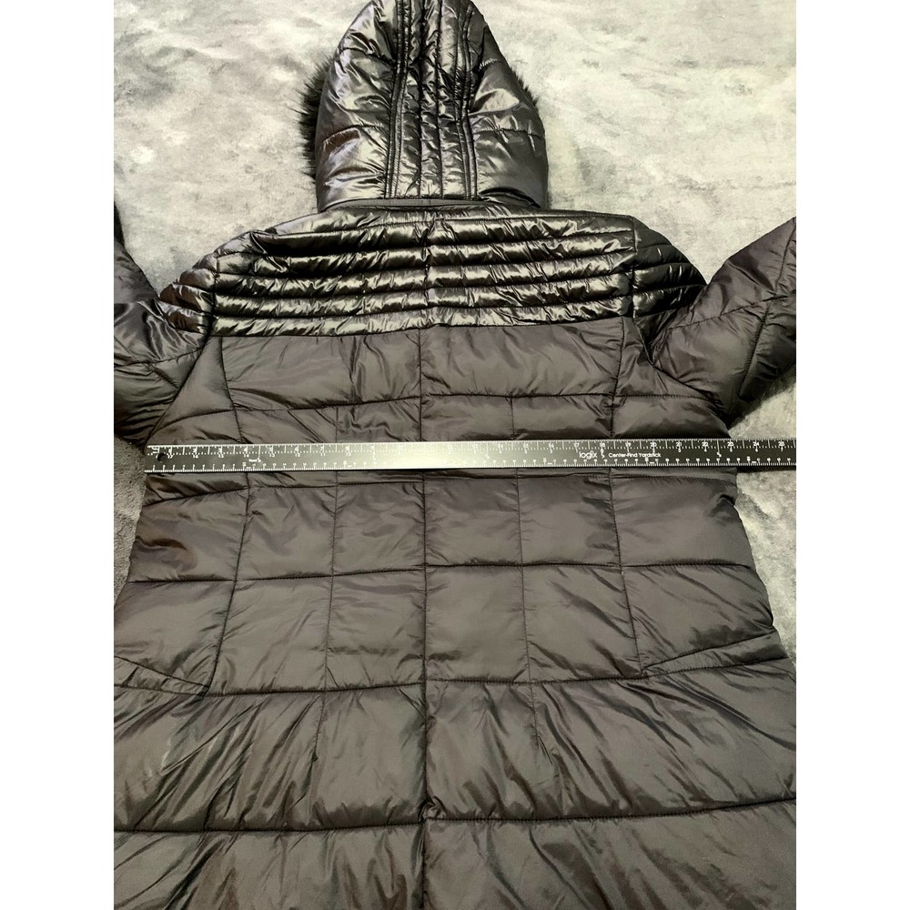 RACHEL Rachel Roy Black Puffer Coat - Picture 9 of 12